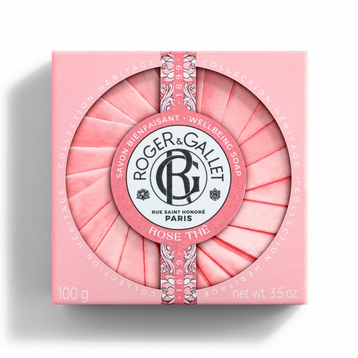 Palasaippua Roger & Gallet Rose Thé 100 g